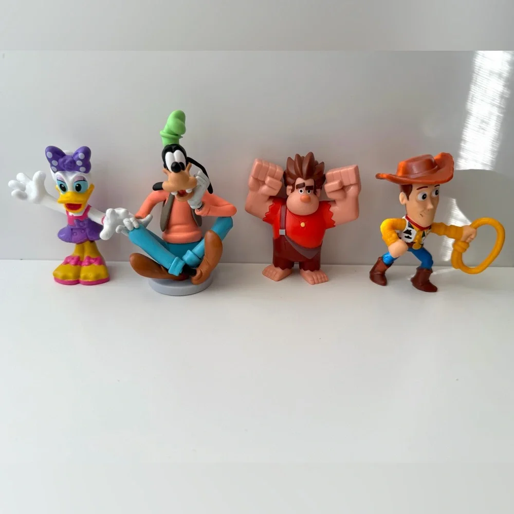 DISNEY Character Figures Lot 13pc Pixar, Princesses, Woody, Nemo & More Bundle